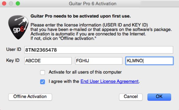 guitar pro 6 license key